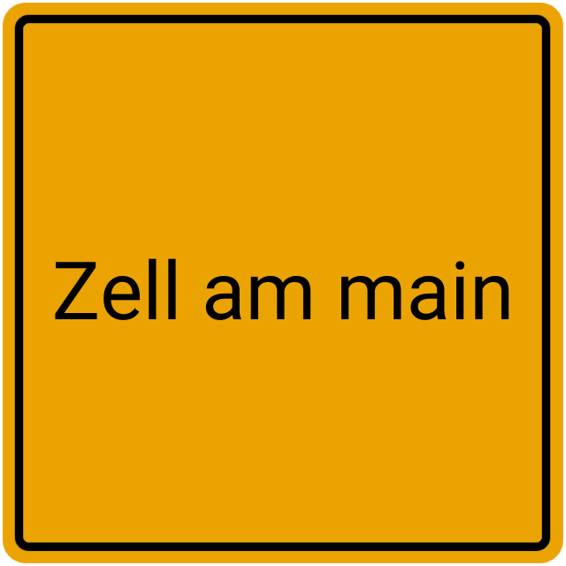 Meldebestätigung Zell am Main